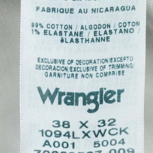 Wrangler Men's Heritage Low Stretch Relaxed Tan Carpenter Pants Size 38x32 NWT - Picture 7 of 11